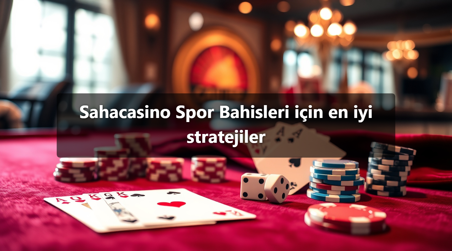 Sahacasino Spor Bahisleri için en iyi stratejiler